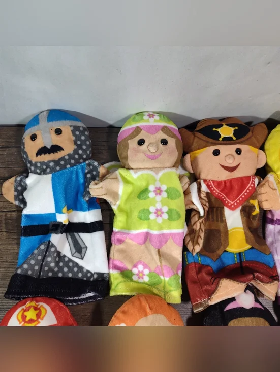 Melissa And Doug Lot Of 18 Hand Puppets (Animals/People) - Picture 4 of 14